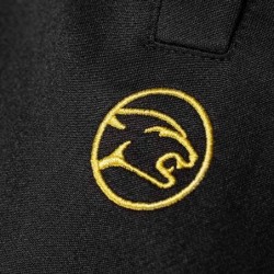 PANTALONE TUTA PREDATOR NERO LOGO GIALLO L