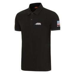 POLO PREDATOR NERA LOGO USA M