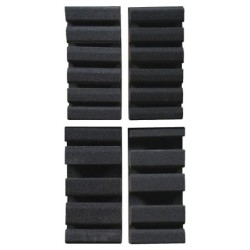 SPUGNE PER INTERNO VALIGETTA LONGONI 3C/6P LUSSO - SET COMPLETO