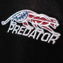 POLO PREDATOR NERA LOGO USA M