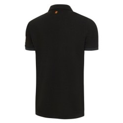 POLO PREDATOR NERA LOGO GIALLO M