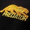 POLO PREDATOR NERA LOGO GIALLO M