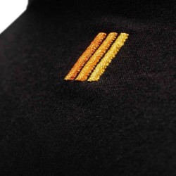 POLO PREDATOR NERA LOGO GIALLO L