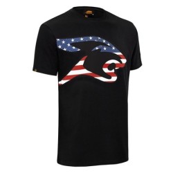 T-SHIRT PREDATOR NERA LOGO USA L