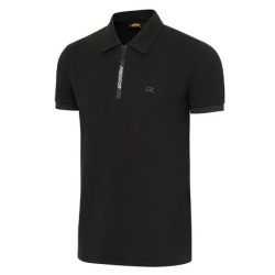 POLO PREDATOR ZIP NERA LOGO PREDATOR NERO L