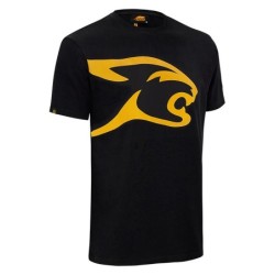 T-SHIRT PREDATOR NERA CON LOGO GIALLO XL