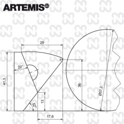 GOMMA ARTEMIS POOL K-66 - SET DA 6 LISTE