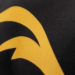 T-SHIRT PREDATOR NERA CON LOGO GIALLO XL