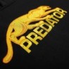 FELPA CON CAPPUCCIO PREDATOR NERA LOGO PREDATOR GIALLO TAGLIA XL