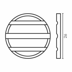 GETTONE NIR/3 GOLE OTTON. D.26
