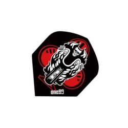 ALETTE POKER FIORI NERO