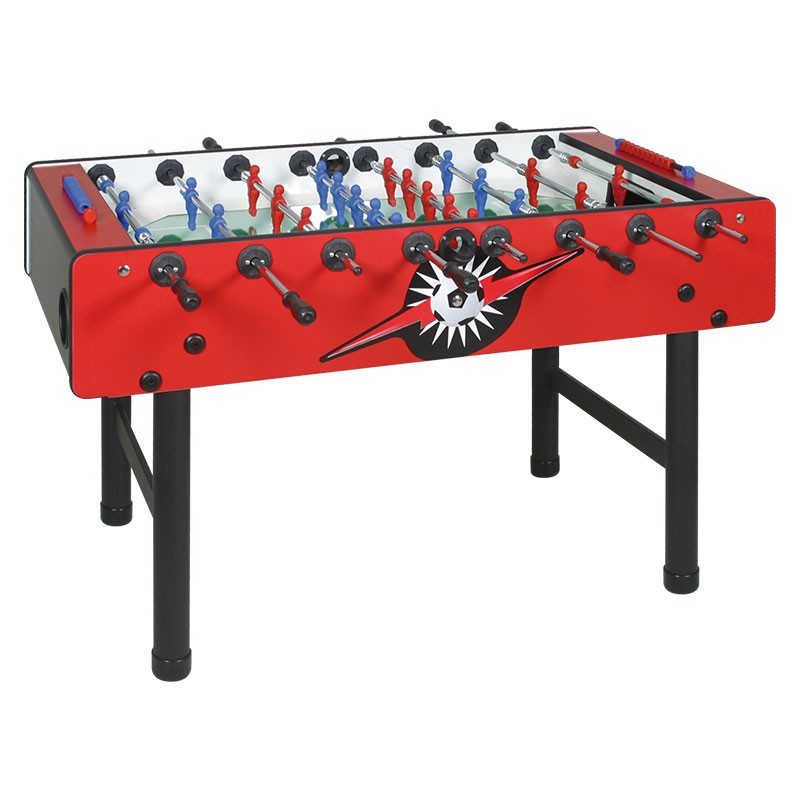 CALCIOBALILLA BOMBER ROSSO ASTE TELESCOPICHE ASSIST