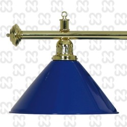LAMPADARIO MOONLIGHT ASTA ORO, 3 CAMPANE BLU