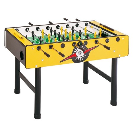 CALCIOBALILLA BOMBER GIALLO ASTE TELESCOPICHE ASSIST