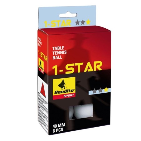 PALLINE PING PONG *STAR ( CONF. 6 PZ)