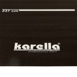 TAPPETO KARELLA ECO-STAR 290X60 CM NERO