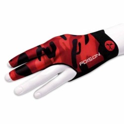 GUANTO POISON CAMO ROSSO SX - S/M