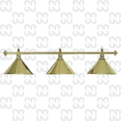 LAMPADARIO MOONLIGHT ASTA ORO, 3 CAMPANE ORO